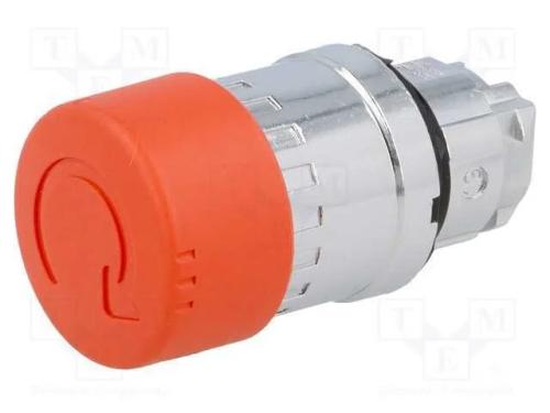 Interruptor: de Segurança, 22mm, Pos.Estáv: 2, Vermelho, Não Disp.