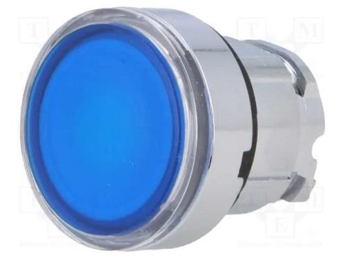 Interruptor: de Pressão, 22mm, Pos.Estáv: 1, Azul, Ip66, Plano