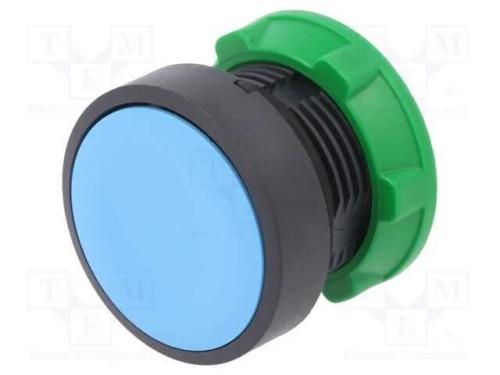 Interruptor: de Pressão, 22mm, Pos.Estáv: 1, Azul, Não Disp, Ip66