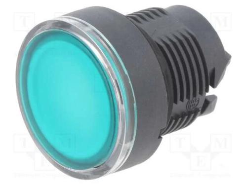 Interruptor: de Pressão, 22mm, Pos.Estáv: 2, Verde, Ip66, Plano
