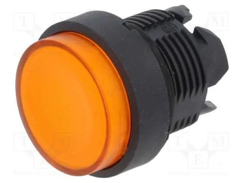 Interruptor: de Pressão, 22mm, Pos.Estáv: 2, Amarelo, Ip66, Plano
