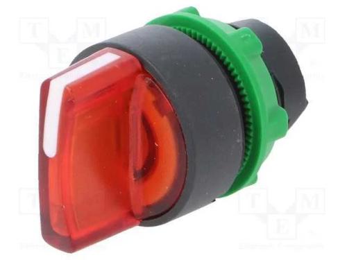 Interruptor: Giratório, 22mm, Pos.Estáv: 2, Vermelho, Led, Ip66