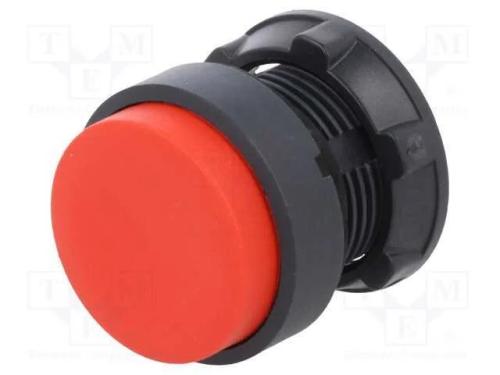 Interruptor: de Pressão, 22mm, Pos.Estáv: 1, Vermelho, Não Disp.