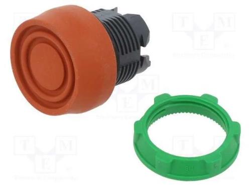 Interruptor: de Pressão, 22mm, Pos.Estáv: 1, Vermelho, Não Disp.