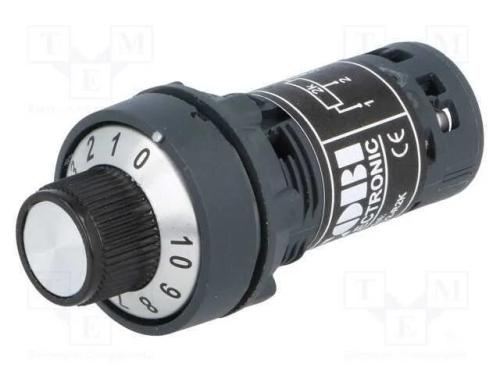 Potenciómetro, 22mm, CM22, -25÷70C, 22,5mm, IP65,.