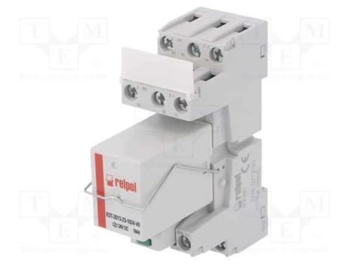 Relé: de interface, 3PDT, Ubobina : 24VDC, 10A, 1.