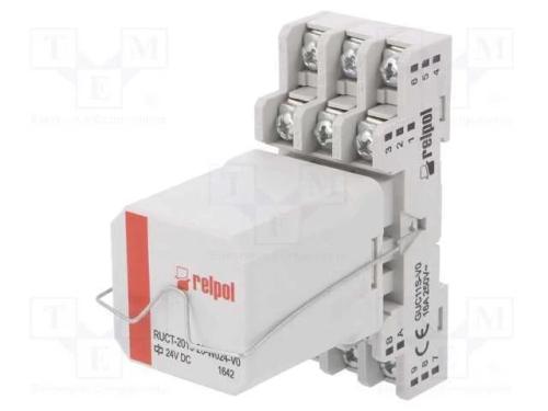 Relé: de interface, 3PDT, Ubobina : 24VDC, 16A, 1.