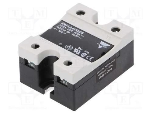 Relé: Semicondutores, Ucoma: 4÷32vdc, 25a, 42÷440vac, -20÷70c