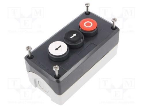 Cassete de Controlo, Harmony Xb5, Quant.De Bot: 3, Plano, Ip66