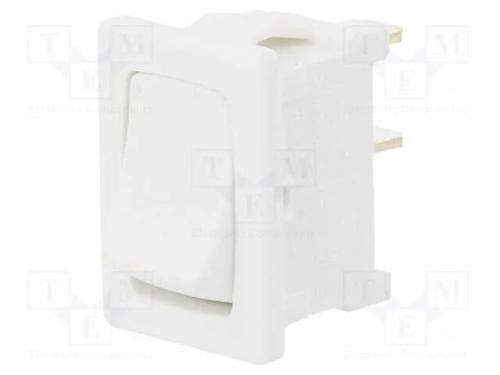 Rocker, Spst, Pos: 2, On-Off, 10a/250vac, Ip40, 1.