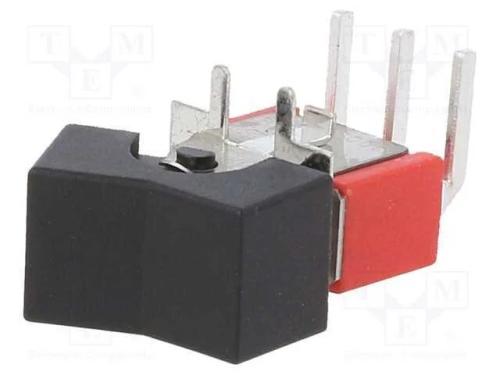 ROCKER, SPDT, Pos: 2, ON-ON, 2A/250VAC, 5A/28VDC,.