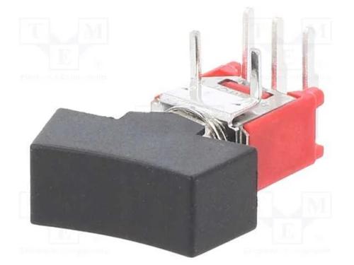 ROCKER, SPDT, Pos: 2, ON-ON, 1A/250VAC, 3A/28VDC,.