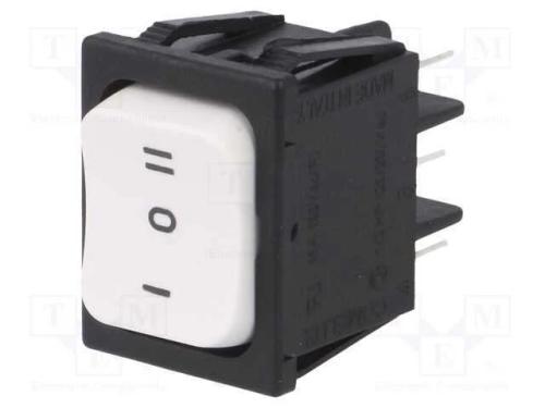 ROCKER, SP3T, Pos: 3, ON-OFF-ON, 16A/250VAC, bran.
