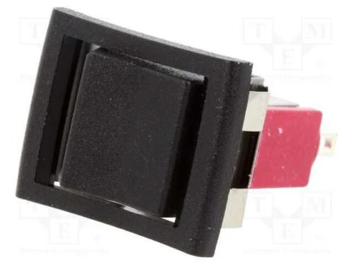 ROCKER, SPDT, Pos: 2, ON-ON, 2A/250VAC, 5A/28VDC,.