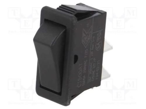 ROCKER, SPST, Pos: 2, ON-OFF, 16A/250VAC, não dis.