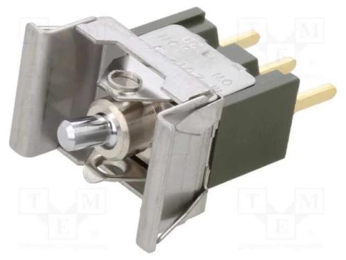 ROCKER, SPDT, Pos: 2, ON-ON, 0,1A/28VAC, 0,1A/28V.