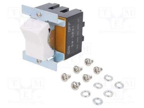 ROCKER, 3PST, Pos: 2, ON-OFF, 30A/250VAC, 30A/30V.