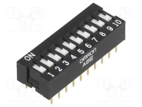 Interruptor: DIP-SWITCH, Quantidade de secções: 1.