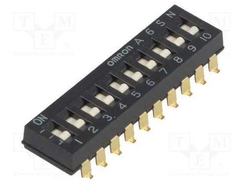 Interruptor: DIP-SWITCH, Quantidade de secções: 1.