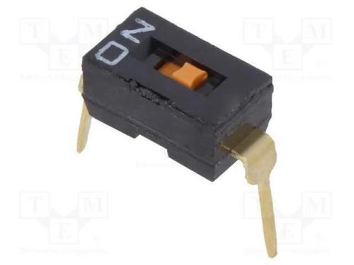 Interruptor: DIP-SWITCH, Quantidade de secções: 1.