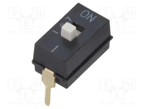 Interruptor: DIP-SWITCH, Quantidade de secções: 1.