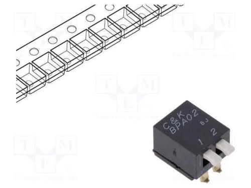 Interruptor: Dip-Switch, Quantidade de Secções: 2, 0,1a/5vdc