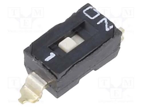 Interruptor: DIP-SWITCH, 0,1A/50VDC, Pos: 2, -20÷.