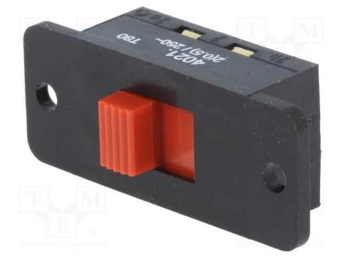Interruptor Deslizante, Pos: 2, DPDT, -20÷80C, Ris