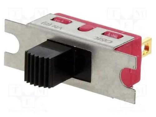 Interruptor Deslizante, Pos: 2, SPDT, 0,02A/20VAC,
