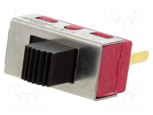 Interruptor Deslizante, Pos: 2, SPDT, 6A/120VAC, 0