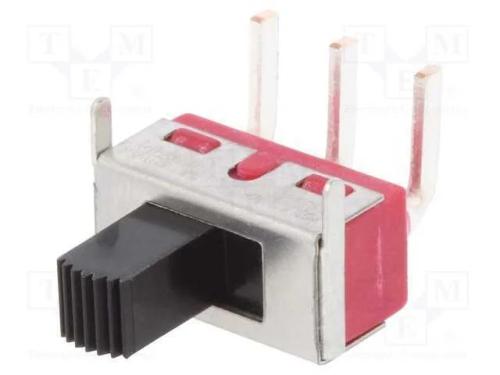 Interruptor Deslizante, Pos: 2, SPDT, 6A/120VAC, 6