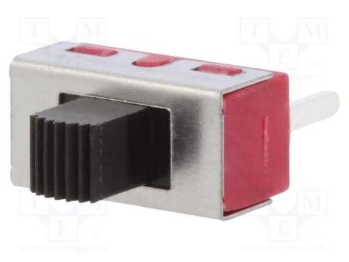 Interruptor Deslizante, Pos: 3, SP3T, 6A/120VAC, 6