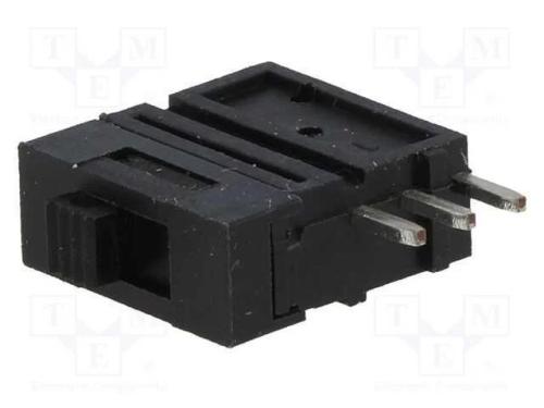 Interruptor Deslizante, Pos: 2, SPDT, 0,1A/5VDC, O