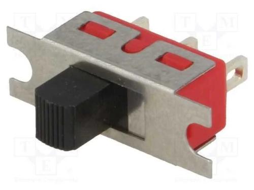 Interruptor Deslizante, Pos: 3, SP3T, 2A/250VAC, 5