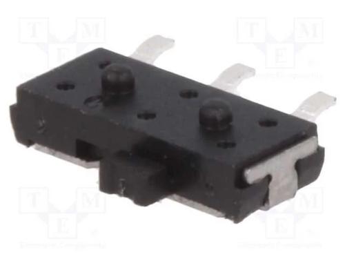 Interruptor: de Corrediça, Pos: 2, Spdt, 0,1a/12v.