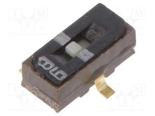 Interruptor Deslizante, Pos: 2, SPDT, 0,1A/6VDC, O