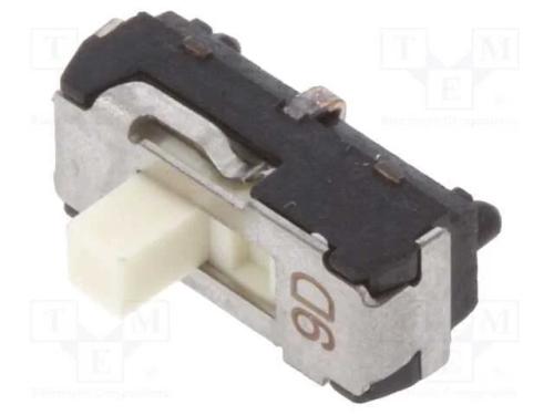Interruptor Deslizante, Pos: 2, SPDT, 0,2A/12VDC,
