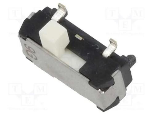 Interruptor Deslizante, Pos: 2, SPDT, 0,2A/12VDC,