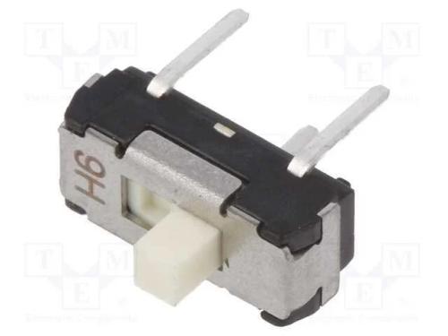 Interruptor Deslizante, Pos: 2, SPDT, 0,2A/12VDC,
