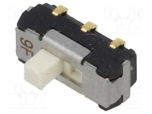 Interruptor Deslizante, Pos: 2, DPDT, 0,2A/12VDC,