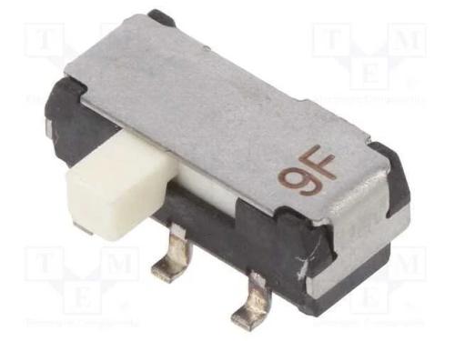 Interruptor Deslizante, Pos: 2, DPDT, 0,2A/12VDC,