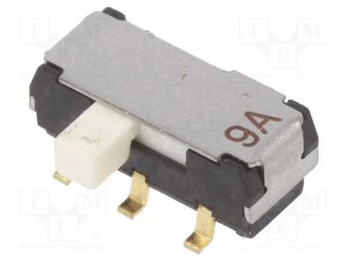 Interruptor Deslizante, Pos: 2, DPDT, 0,2A/12VDC,