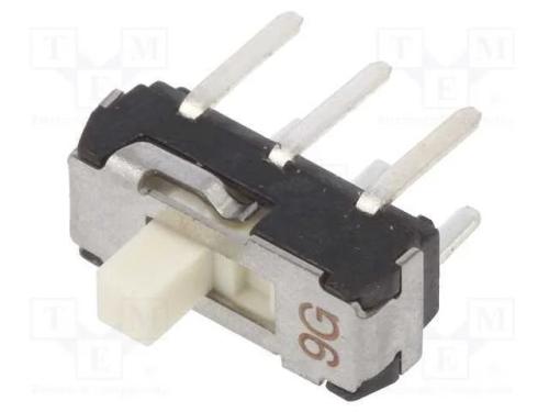 Interruptor Deslizante, Pos: 2, DPDT, 0,2A/12VDC,