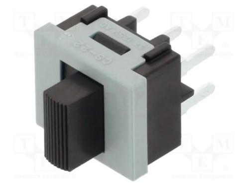 Interruptor Deslizante, Pos: 2, DPDT, 2A/250VAC, O