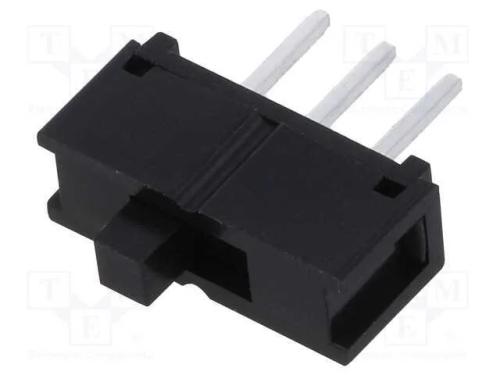 Interruptor Deslizante, Pos: 2, SPDT, 0,2A/30VDC,