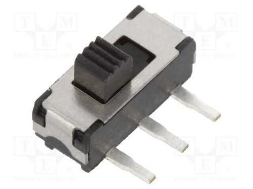 Interruptor Deslizante, Pos: 2, SPDT, 0,3A/6VDC, O