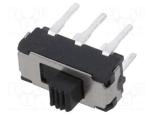 Interruptor Deslizante, Pos: 2, SPDT, 0,3A/30VDC,