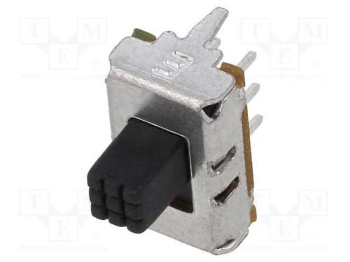 Interruptor Deslizante, Pos: 2, DPDT, 0,2A/30VDC,