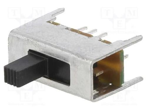 Interruptor Deslizante, Pos: 3, 0,2A/30VDC, ON-ON-