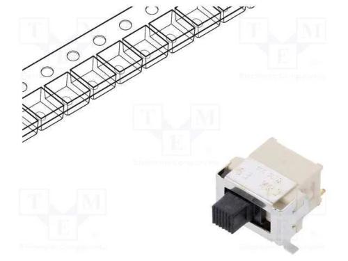 Interruptor Deslizante, Pos: 2, SPDT, 0,4A/20VAC,